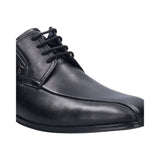Mattia II Black Leather Formal Derby Shoes
