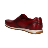 bugatti Tomeo Mok Red Premium Leather Comfort Sneakers