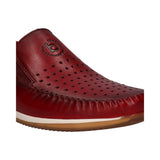 bugatti Tomeo Mok Red Premium Leather Comfort Sneakers