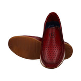 bugatti Tomeo Mok Red Premium Leather Comfort Sneakers