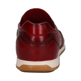 bugatti Tomeo Mok Red Premium Leather Comfort Sneakers