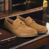 bugatti Sand Suede Loafers