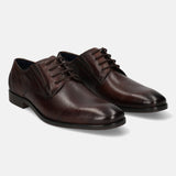 Savio Evo Leather Derby Brown Formal Shoes