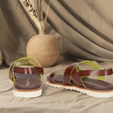 bugatti Limon Dark Brown Premium Leather Comfort Back Strap