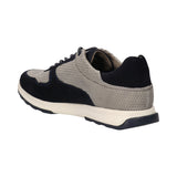 bugatti Kensingtone Dark Blue Premium Leather Comfort Sneakers