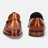Mansueto Flex Cognac Leather Loafers