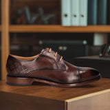 bugatti Livorno Flex Evo Brown  Premium Leather Comfort Derby Formal shoes