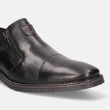 Merlo Revo Black Leather Loafers