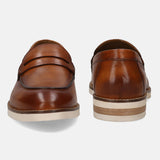 Kadmos Cognac Leather Formal Slip-Ons