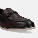 Kadmos Bordo Leather Formal Slip-Ons