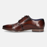 Margo Brown Leather Derby Shoes