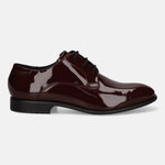 A grey Men's bugatti Derby featuring a round plain toe, moulded  heel, and a wide fit. Made from premium genuine leather with a durable high quality synthetic outsole, this laces design offers both style and comfort.