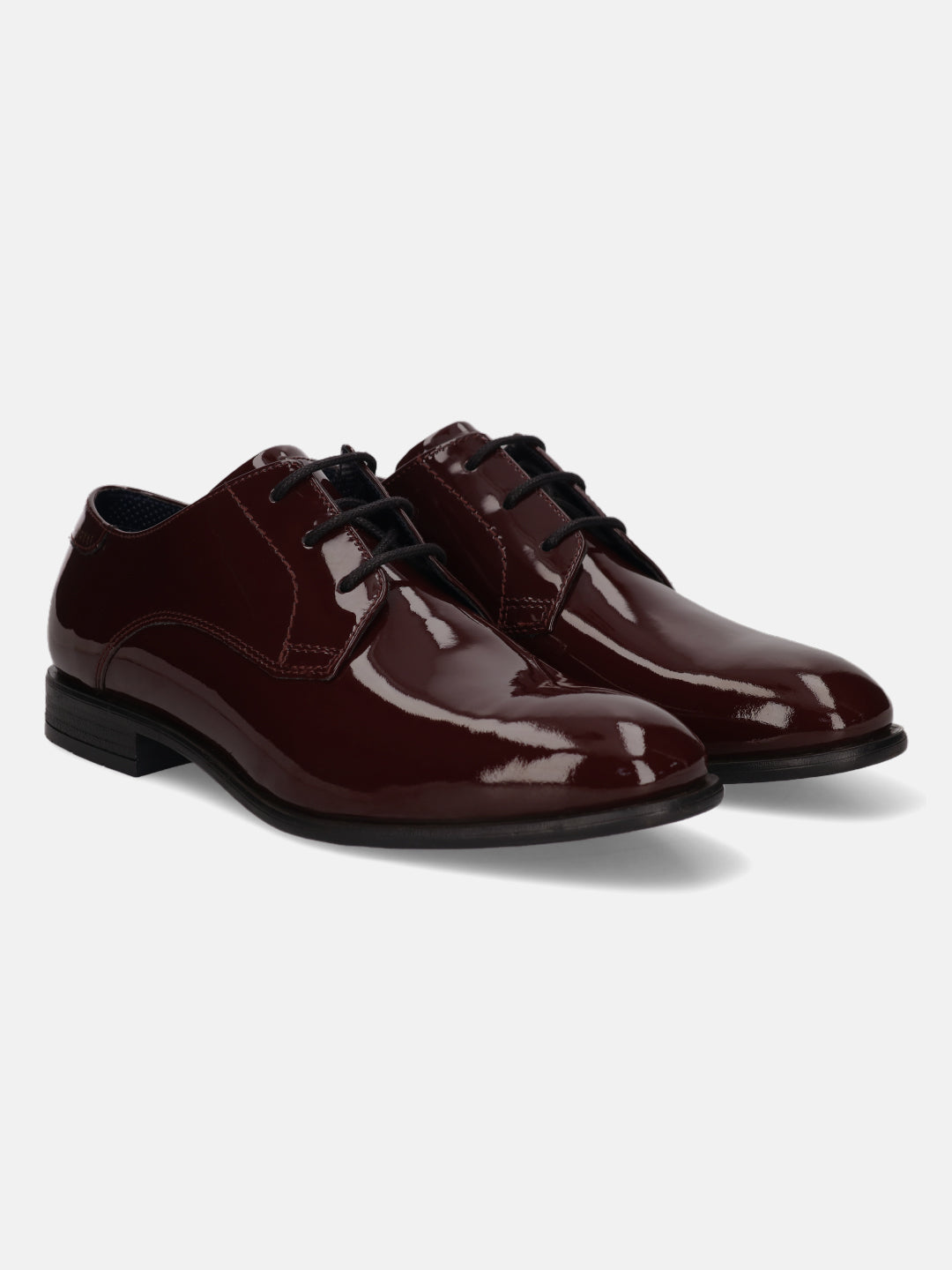 A grey Men's bugatti Derby featuring a round plain toe, moulded  heel, and a wide fit. Made from premium genuine leather with a durable high quality synthetic outsole, this laces design offers both style and comfort.