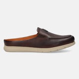 Domin Brown Leather Mules