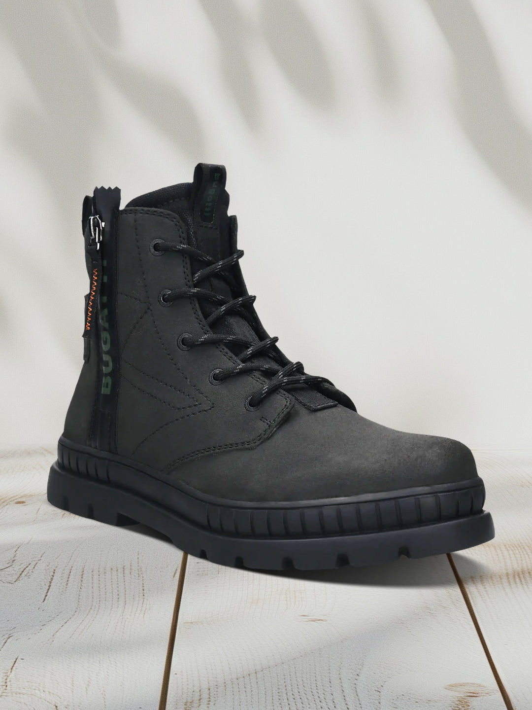 bugatti Pallario comfort Black Casual Boots - Main Image