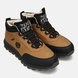 A cognac Men's bugatti Outdoor Sneakers featuring a round toe plain toe, zero heels heel. Made from synthetic with a durable tpr outsole, this laces design offers both style and comfort.