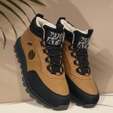 A cognac Men's bugatti Outdoor Sneakers featuring a round toe plain toe, zero heels heel. Made from synthetic with a durable tpr outsole, this laces design offers both style and comfort.