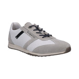 bugatti Russel Off White Premium Leather Comfort Sneakers