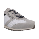 bugatti Russel Off White Premium Leather Comfort Sneakers