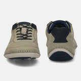 bugatti Light Grey Premium Leather Sneaker