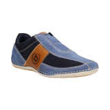 bugatti Canario Light Blue Premium Leather Comfort Sneakers