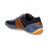 bugatti Canario Light Blue Premium Leather Comfort Sneakers