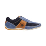 bugatti Canario Light Blue Premium Leather Comfort Sneakers