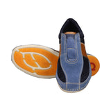 bugatti Canario Light Blue Premium Leather Comfort Sneakers