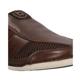bugatti Canario Dark Brown  Premium Leather Comfort Slip-Ons Casual