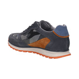 bugatti Cirino Grey Premium Leather Comfort Sneakers