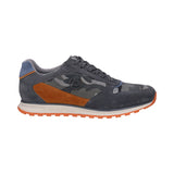 bugatti Cirino Grey Premium Leather Comfort Sneakers