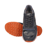 bugatti Cirino Grey Premium Leather Comfort Sneakers