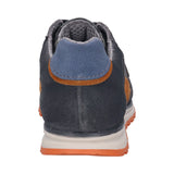 bugatti Cirino Grey Premium Leather Comfort Sneakers