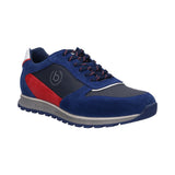 bugatti Cirino Dark Blue Premium Leather Comfort Sneakers