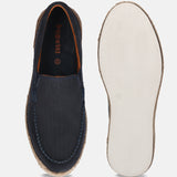 bugatti Spendril dark blue Premium Leather Comfort Slip-Ons Casual