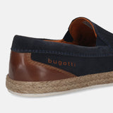 bugatti Spendril dark blue Premium Leather Comfort Slip-Ons Casual