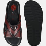 A grey Men's bugatti Mules featuring a round toe plain toe, zero heels heel, and a wide fit. Made from premium genuine leather with a durable eva outsole, this slip-on design offers both style and comfort.