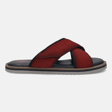 bugatti Red Premium Leather Sandal