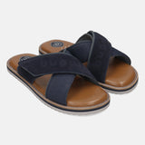 bugatti Dark Blue Sandal