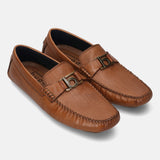 bugatti Olexa Cognac Premium Leather Comfort Slip-Ons Casual