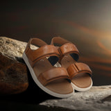 bugatti Derek cognac  Premium Leather Comfort Back Strap