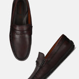 bugatti Linex mid-brown Premium Leather Comfort Slip-Ons Casual