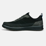 A black Men's bugatti Sneakers featuring a round plain toe, zero heels heel. Made from textile with a durable tpr outsole, this laces design offers both style and comfort.