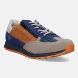A multi Men's bugatti Sneakers featuring a round plain toe, zero heels heel. Made from suede leather with a durable tpr outsole, this laces design offers both style and comfort.