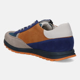 A multi Men's bugatti Sneakers featuring a round plain toe, zero heels heel. Made from suede leather with a durable tpr outsole, this laces design offers both style and comfort.