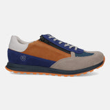 A multi Men's bugatti Sneakers featuring a round plain toe, zero heels heel. Made from suede leather with a durable tpr outsole, this laces design offers both style and comfort.