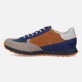 A multi Men's bugatti Sneakers featuring a round plain toe, zero heels heel. Made from suede leather with a durable tpr outsole, this laces design offers both style and comfort.