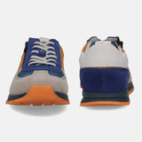A multi Men's bugatti Sneakers featuring a round plain toe, zero heels heel. Made from suede leather with a durable tpr outsole, this laces design offers both style and comfort.