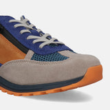 A multi Men's bugatti Sneakers featuring a round plain toe, zero heels heel. Made from suede leather with a durable tpr outsole, this laces design offers both style and comfort.