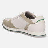 A beige Men's bugatti Sneakers featuring a round plain toe, zero heels heel. Made from suede leather with a durable eva outsole, this laces design offers both style and comfort.
